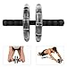Ab Roller Wheel Fitness Roller Ab Exercise Wheels Kit Push-Up Bar - Home Gym Equipment for Men Women Core Strength Abdominal Exercise Wheel for Men Women Workout Core Strength Training(Black)