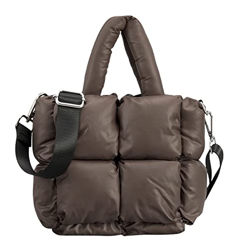 Sac matelassé d'hiver doux pour femme sac à bandoulière compact tendance