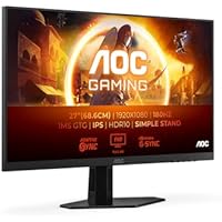 AOC Gaming 27G4XED - Monitor Full HD de 27 Pulgadas, 180 Hz, 1