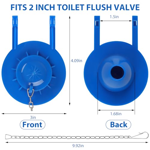 image for SooDeei 2 Inch Toilet Flapper Replacement Kit - Universal Toilet Stopp
