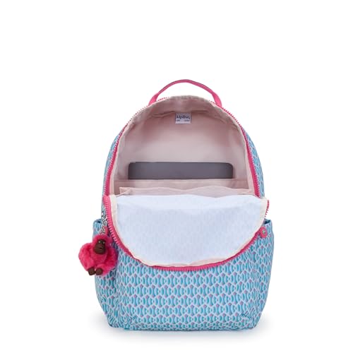 Image of Kipling Women's Seoul 15 inch Laptop Backpack, Durable, Roomy with Padded Shoulder Straps, Built-In Protective Sleeve