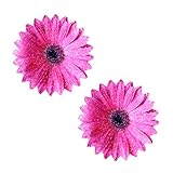 Freaking Awesome Drivin' Miss Daisy Glitter Velvet Nipztix Pasties Nipple Covers for Festivals, Raves, Parties, Lingerie and More, Medical Grade Adhesive, Waterproof and Sweatproof, Made in USA