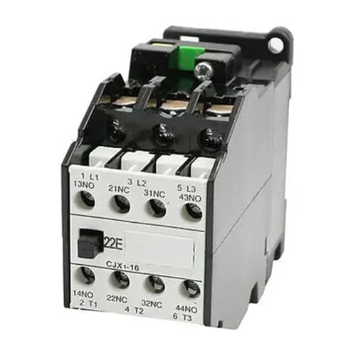 Contactor de CA CJX1-16A con 2 NA + 2 NC y bobina de 36V para cuadros de control