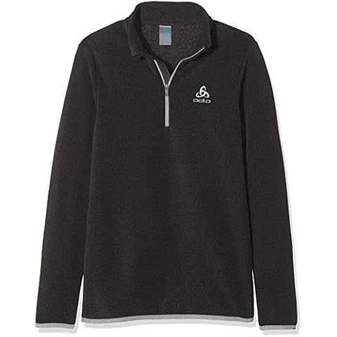 Pull Odlo Enfant Gris/Noir Cover