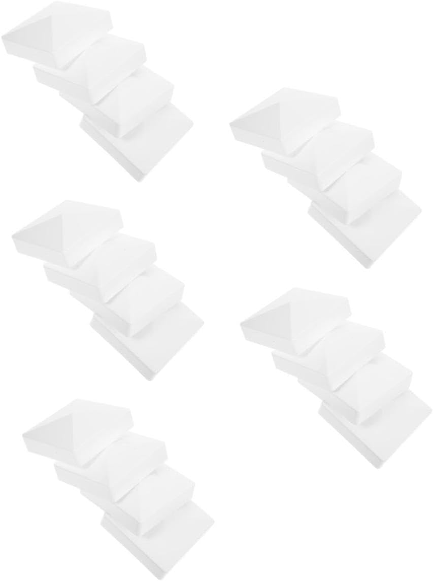 Homoyoyo 20pcs Fence Post Caps Post Tops for Weatherproof Vinyl Caps for Outdoor Use Easy Installation Decorative
