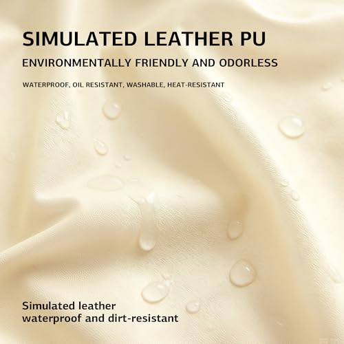 UWWGKK Waterproof Couch Covers, Stretch Couch Covers with Dirt-Resistant for Sectional Sofa,L Shape Sofa,Waterproof White Small Single Seat(1 Pcs) — view 2