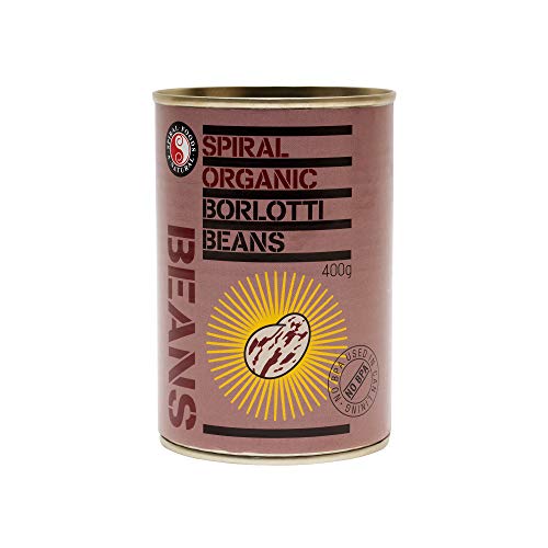 Spiral Foods Organic Borlotti Beans 400 g x 6