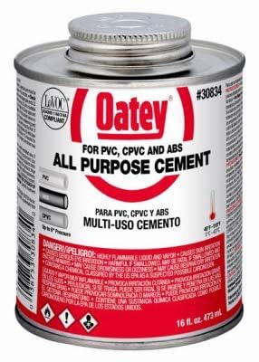 30834 All-Purpose Solvent Cement, Clear, 16-oz. - Quantity 2424