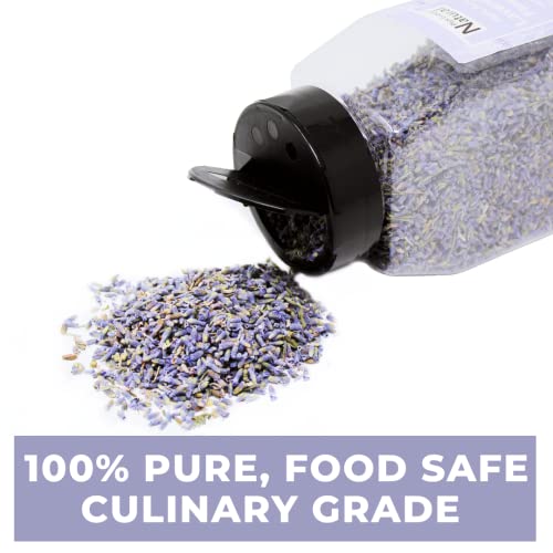 Freeze Dried Culinary Grade Lavender Flowers 4 Ounces, Dehydrated Food Safe Lavender Plant Flower Buds For Herbs Tea Drinks, 100% Pure All Natural For Drink, Bakery, Diy Soap, Fragrance Sachet #TOP1