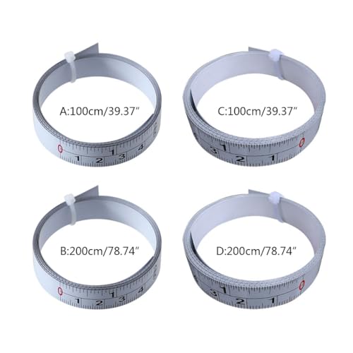 Cinta Métrica Adhesiva de Acero Inoxidable 2 m miniatura 3