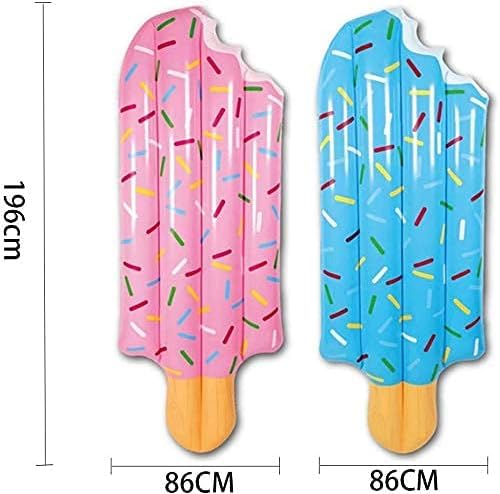 Pool float gonflable géant en forme de glace avec structure portable LWX