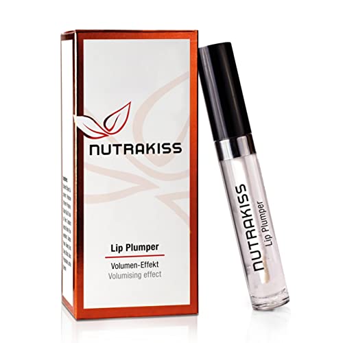 Nutrakiss Labial "Clásico" - Refuerzo Labial Natural con Niacina (Vitamina B3) I Lápiz Labial Líquido I Lip Plumper I Gloss para Labios Llenos I Voluminizador Labios I Made in Germany I 5ml