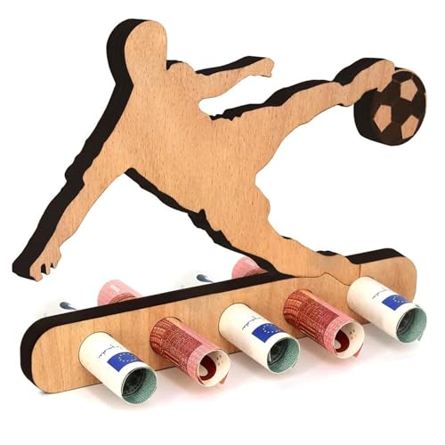 ARYIMYDP 1 Unidad Regalo de Dinero de Madera Caballo, Hucha Creativa con Motivo Ecuestre, Hecho a Mano y Robusto, Idea de Regalo Perfecta para Amazonas & Fans de Caballos, Ideal para Cumpleaños