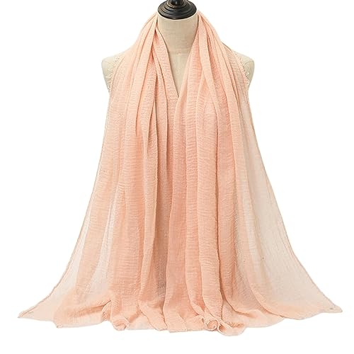 Hijab Crinkle Écharpe Femme 190X100Cm Idéal pour Votre Style Quotidien