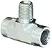 Eaton Weatherhead C3609X4 Carbon Steel Fitting, Branch Tee, 1/4"NPT Female x NPT Female x NPT Male