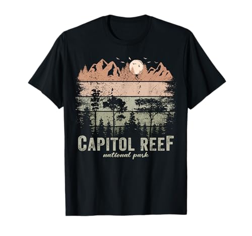 Parque Nacional Retro Capitol Reef de EE. UU. Vintage Capitol Reef Camiseta