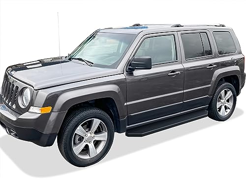 Estribos Negros para Jeep Patriot 2007-2017 6 pulgadas miniatura 6