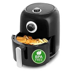 Emerio AF-125770 SmartFryer AirFryer Heteluchtfriteuse, frituren met hete lucht zonder extra olie, gezonder frituren, 3,0 liter volume, Cool Touch, BPA-vrij, snelle opwarming, 1450 watt