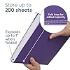 Blue Summit Supplies 25 Jewel Tone Hanging File Folders Letter Size with Tabs, Reinforced Hanging File Folders Jewel Tone, Includes Plastic Tabs and Inserts #3
