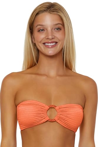 Women's Maza Ring Bandeau Bikini Top, Adjustable, Swimwear Separates