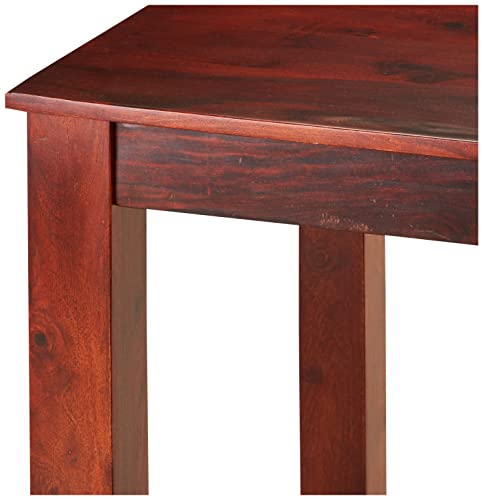 Image of Amazon Brand - Solimo Solid Sheesham Wood Tuvalu 4-Seater Dining Table with 4 Chairs | Durable Wooden Furniture for Dining Room, Kitchen & Home (Honey Finish)