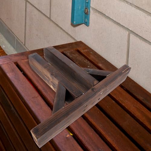 Base de madera para valla exterior GALPADA soporte resistente de suelo 4