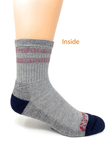 Warrior Alpaca Socks - Comfort Cushioned Retro Athletic Quarter Crew for Adults - Unisex4