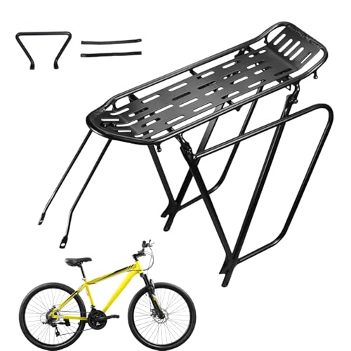 Hogvinnatil Porta-Bagajes Trasero para Bicicletas - Soporte Trasero para MTB | Accesorio de Aluminio para Soporte, Ideal para Bikepacking, Transporte de Equipaje, Ciclismo