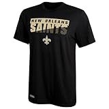 New Era NFL Men's SCOREBOARD SS POLY DRI-TEK TEE SAINTS BLACK Size ML