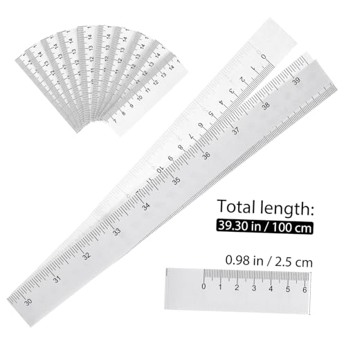 Règle de mesure papier graduée pour couture de précision NUOBESTY