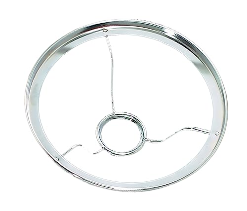 B&P Lamp® Brand 10" Nickel Plated Shade Holder for Aladdin
