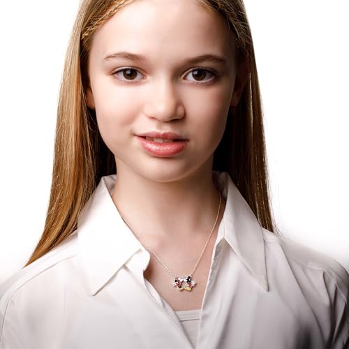 Collier enfant Disney argent sterling sans gemme, bijou anti-accroche