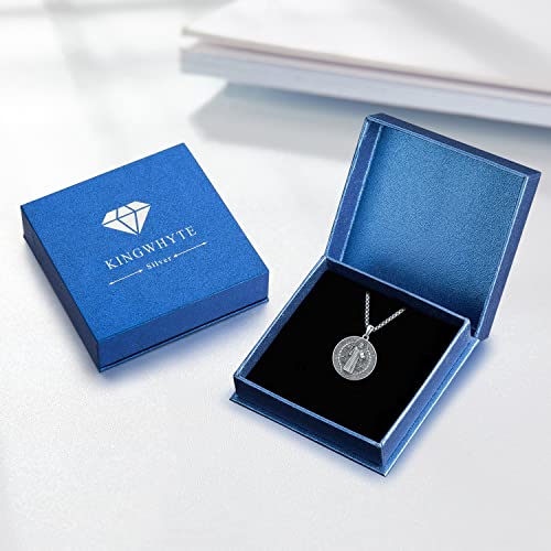 Collier St John homme argent sterling chaîne pendentif mode