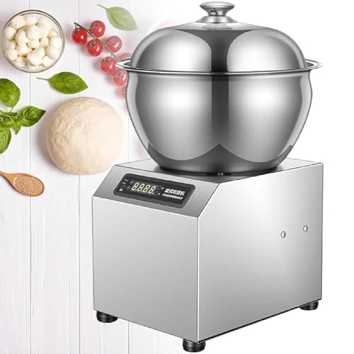 LYJIANGXIN Amasadora Industrial Profesional 5kg/8kg, Robot Amasador Eléctrico 1800W/2200w, Batidora Amasadora de Acero Inoxidable 304 para Masas, 1400r/Min, para Restaurantes, Panaderías, Pastelerías