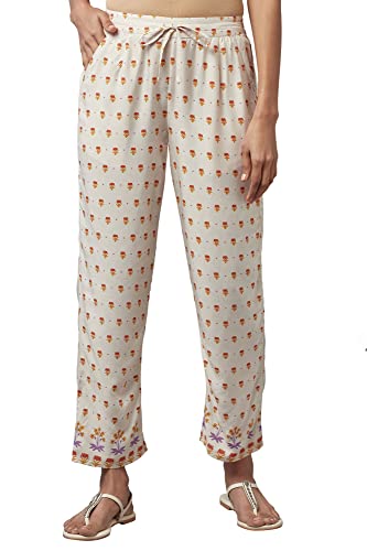 Image of W for Woman Rayon W Strechable Casual Style Straight Pants for Women | Trousers for Women