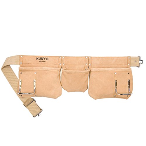 Tablier de menuisier en cuir Kunys AP1300 en cuir robuste durable