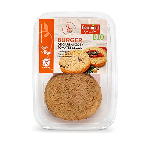 GERMINAL Burger de Tomates Secos y Garbanzos BIO, 180g