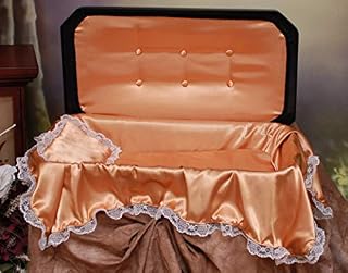 Newnak's Pet Caskets- Pet Casket Black/Gold (3 Sizes) Deluxe(Medium)