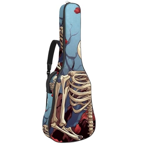 Housse guitare électrique tête de mort : transportez votre musique partout de la scène au studio