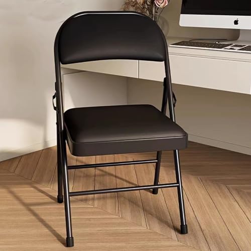 Chaise pliable pour le dos avec coussin doux contre l'inconfort des chaises en métal