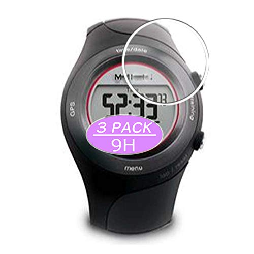 VacFun 3 Piezas Vidrio Templado Protector de Pantalla, compatible con Garmin Forerunner 410, 9H Cristal Screen Protector Película Protectora NuevaVersión