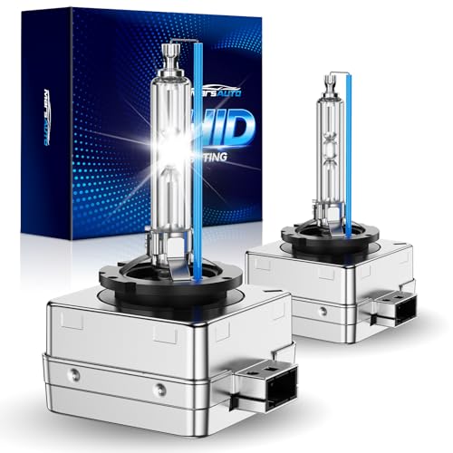 Marsauto D1S HID Bulbs 66144 66140 85140 85415 (85415C1) for HID Replace 35W 6000K Cold White Xenon Bulb Plug and Play Pack of 2