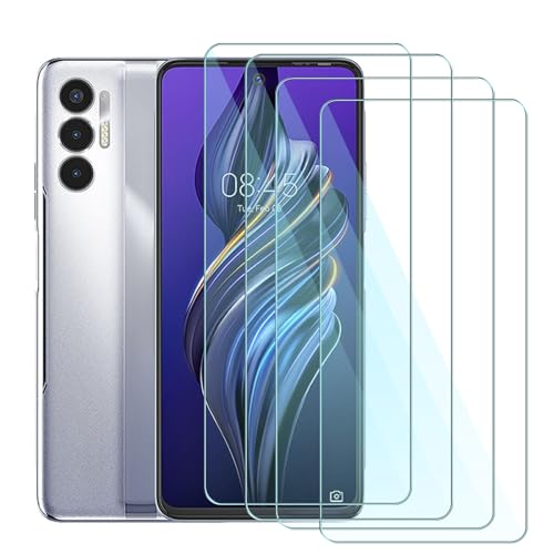 FortiCase 4 Piezas Protector Pantalla para ZTE Blade A53 Pro,Cristal Antiarañazos Antihuellas,Sin Burbujas,Ultra HD Transparent Vidrio Templado para ZTE Blade A53 Pro