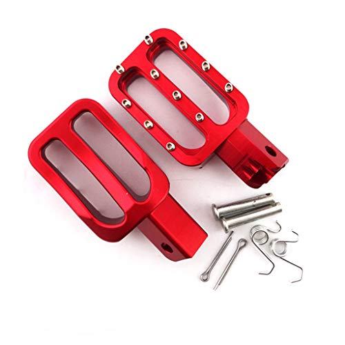 Tc-Motor Red Cnc Aluminum Foot Pegs Rests Footpegs For Chinese Made Pit Dirt Bike 50Cc 70Cc 90Cc 110Cc 125Cc 140Cc 150Cc 160Cc #TOP2