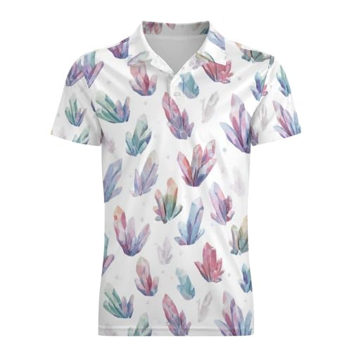 Boys' Classic Polo Shirts Short Sleeve Moisture-Wicking Golf & Tennis Shirts for Youth Teens Cute Diamond4