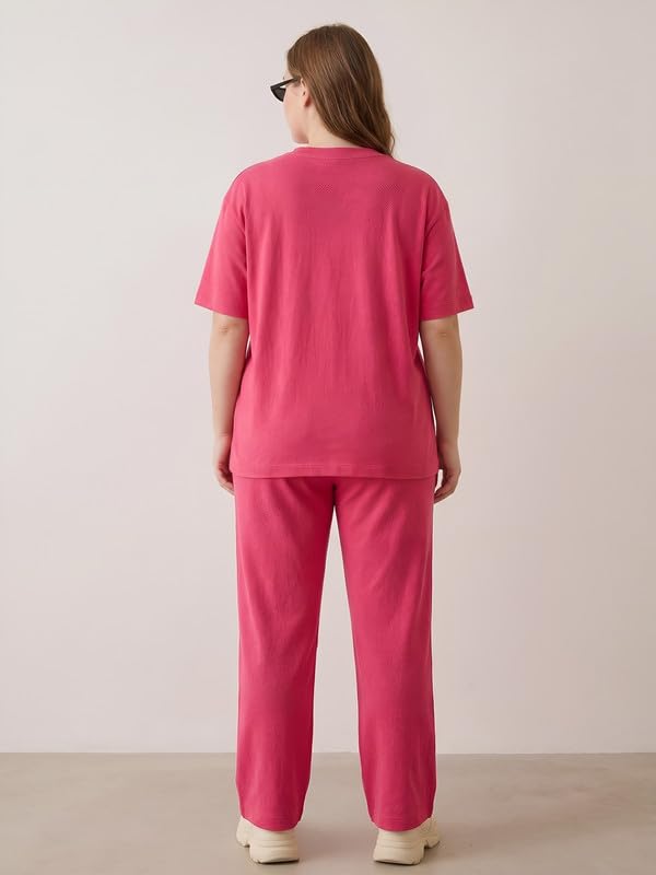 Image of My Swag Womens Cotton Printed Nightsuit Set |T-Shirt & Pajama Pants | Soft Breathable Sleepwear and Loungewear for Women