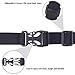 Podinor Race Number Belt, BIB Waist Hip Card Holders Running Number Belt for Triathlon, Marathon, with 6 Gel Loops to Attach Energy Gel (Pack of 2) (Black+Black)