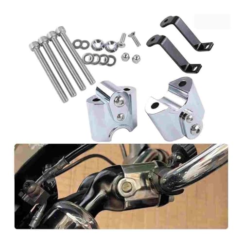 Adaptadores para elevar el manillar de moto R18 Classic soporte estable 2