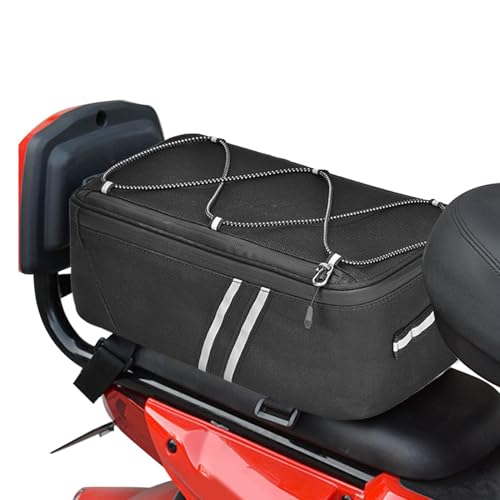 Portabicicletas – Portabicicletas – Impermeable 8L Capacidad Reflectante Cesta Almacenamiento Equipaje Bicicleta Electrónica Interior Espacioso: 8L Amplio Compartimento Principal,