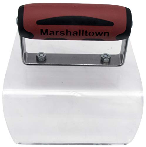 Marshalltown Ausseneck Stufen-Kelle, Werkzeug mit Durasoft Griff, aus Acryl, Maße: 143x133x70 mm, 19 mm Radius